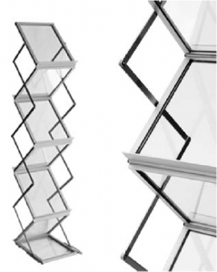 6 Panel Portable Brochure Stand